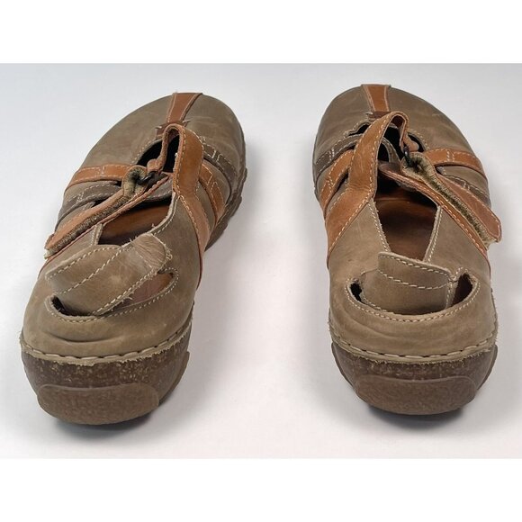 JOSEF SEIBEL Womens 11 41 Beige Tan LEATHER European Comfort SHOES Mary Jane EUC - Picture 4 of 6